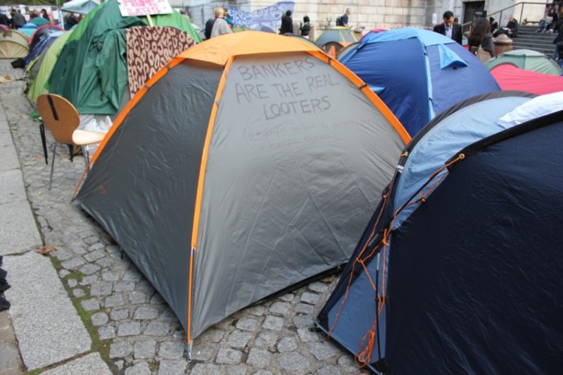 A gallery of photographs taken by Andrew Hill Early November 2011 outside St Paul's and at Finsbury Circus