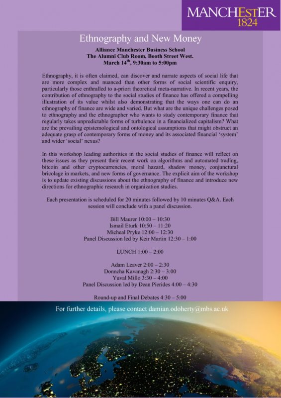 Ethnography and New Money(1)